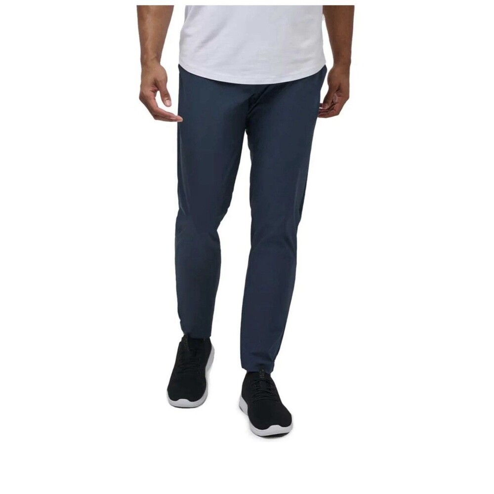 TravisMathew Men’s Jogger Pants Mood Indigo Size 36 Regular Fit Logo Accent